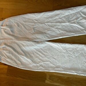 Abercrombie & Fitch Crisp White Trousers